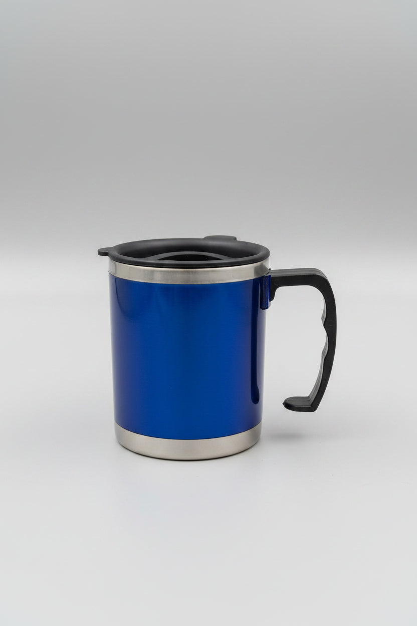 Steel-Lid Coffee Mug — corporate gift by Veloura Gifting