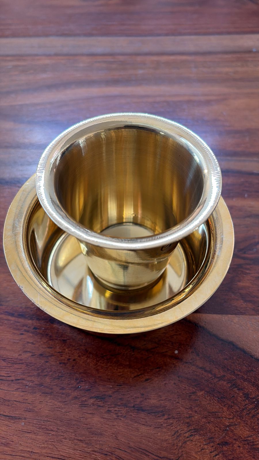 Brass Glass & Dabra Set — heritage corporate gift by Veloura Gifting