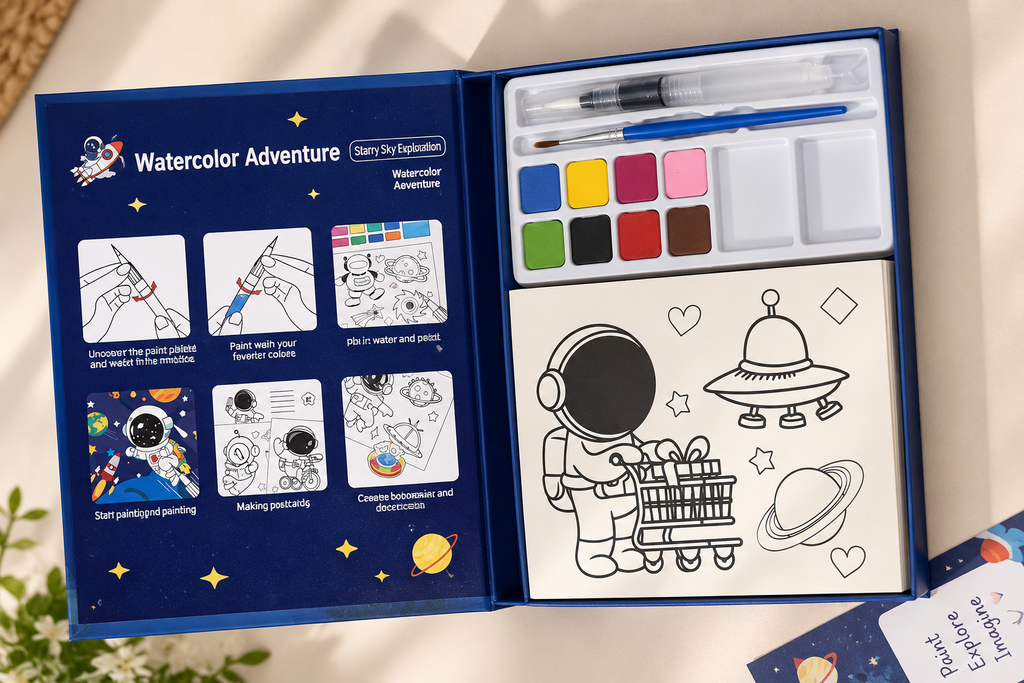 Space Colouring Book Set