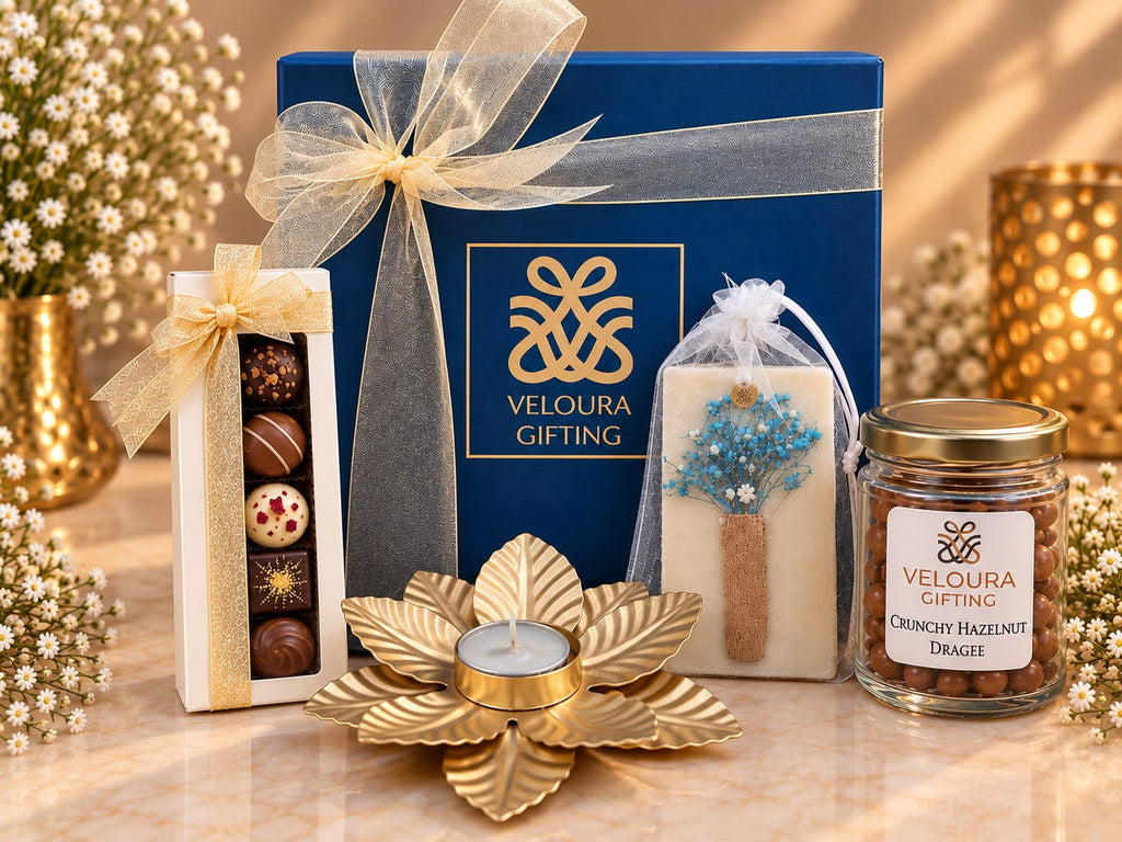 Bites, Lights & Delights Hamper | Veloura Gifting