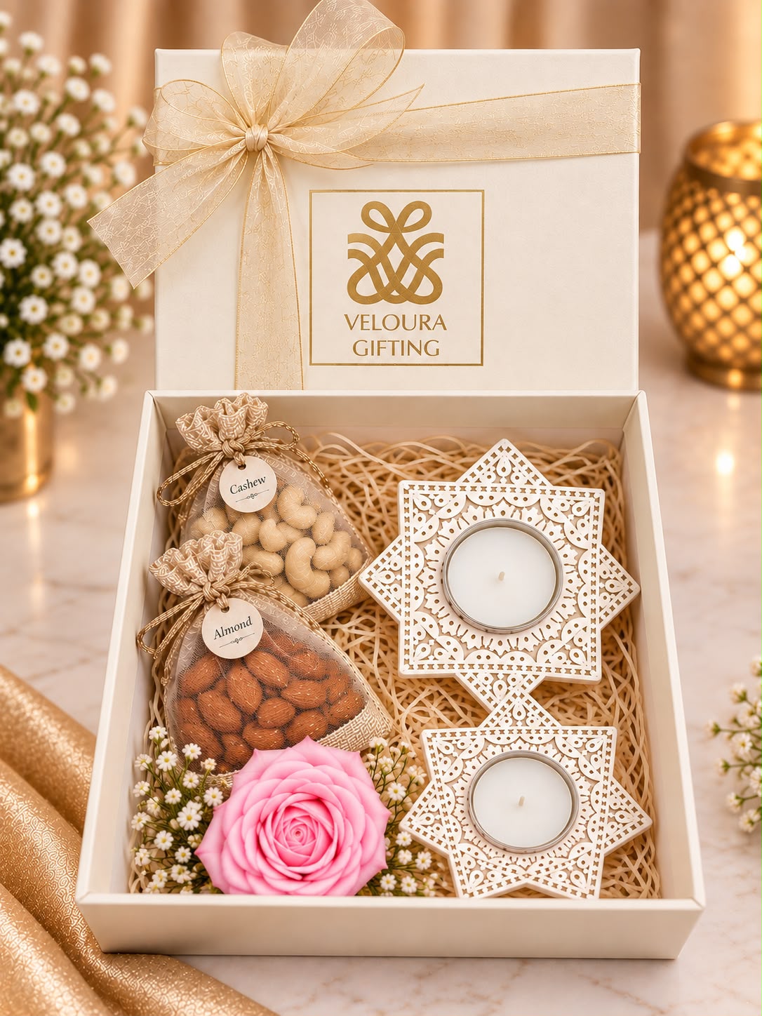 The Diwali Nuts Hamper | Veloura Gifting