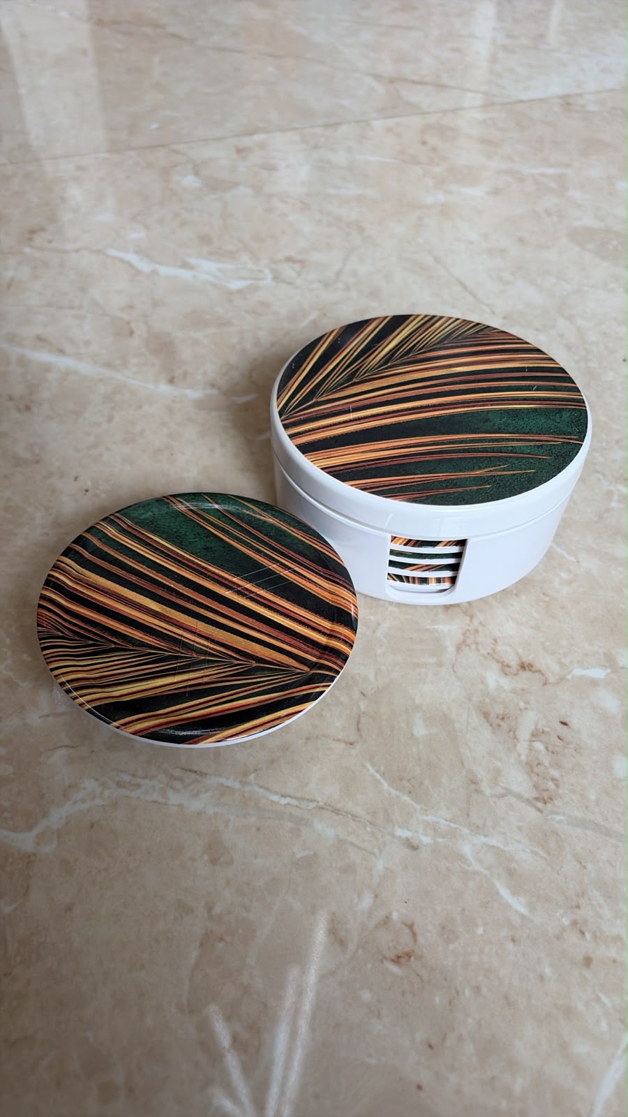 Wood Coaster Set — corporate gift by Veloura Gifting