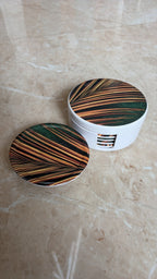 Wood Coaster Set — corporate gift by Veloura Gifting