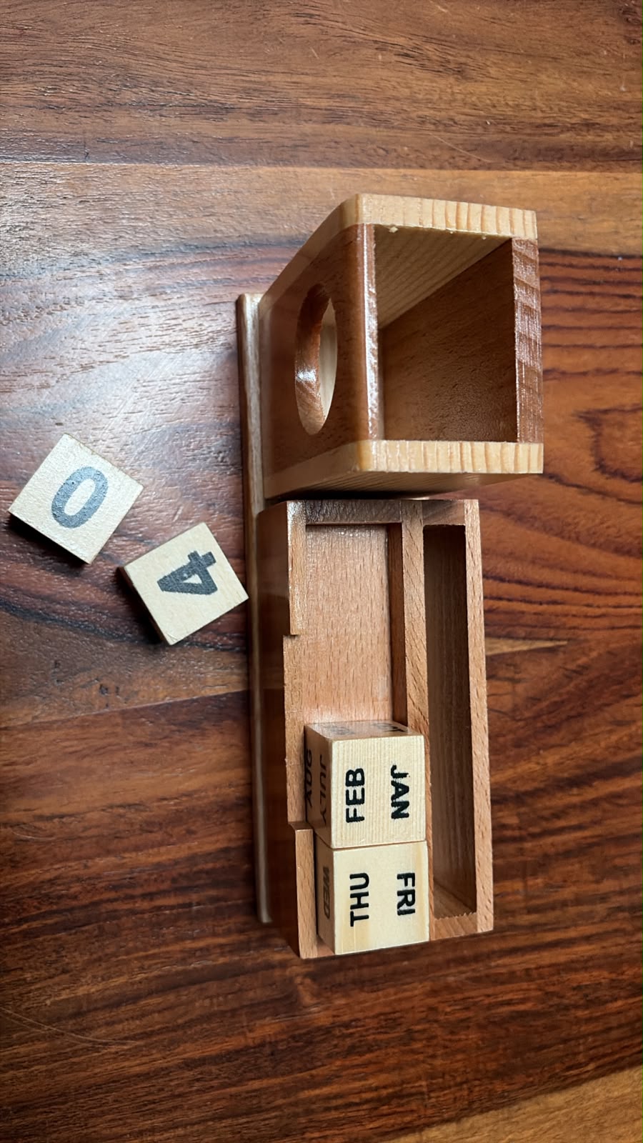 Wooden Desk Organizer with Pen Holder — corporate gift by Veloura Gifting