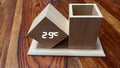 Wooden Desk Clock with Temperature Display — corporate gift by Veloura Gifting