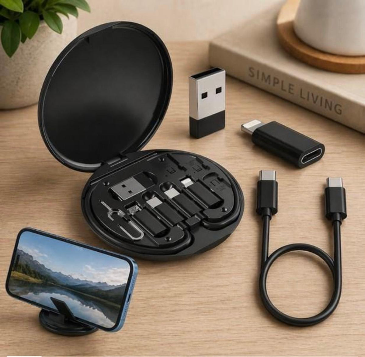 Travel Cable Organizer Kit — corporate gift by Veloura Gifting