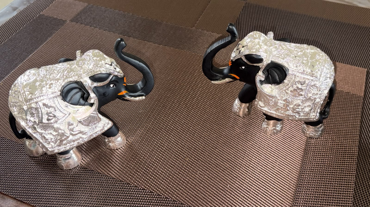 Elephant Pair Figurine — corporate gift by Veloura Gifting