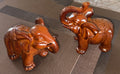 Elephant Wood-Finish Figurine — corporate gift by Veloura Gifting