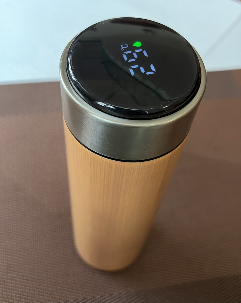LED display Temperature water bottle — corporate gift by Veloura Gifting