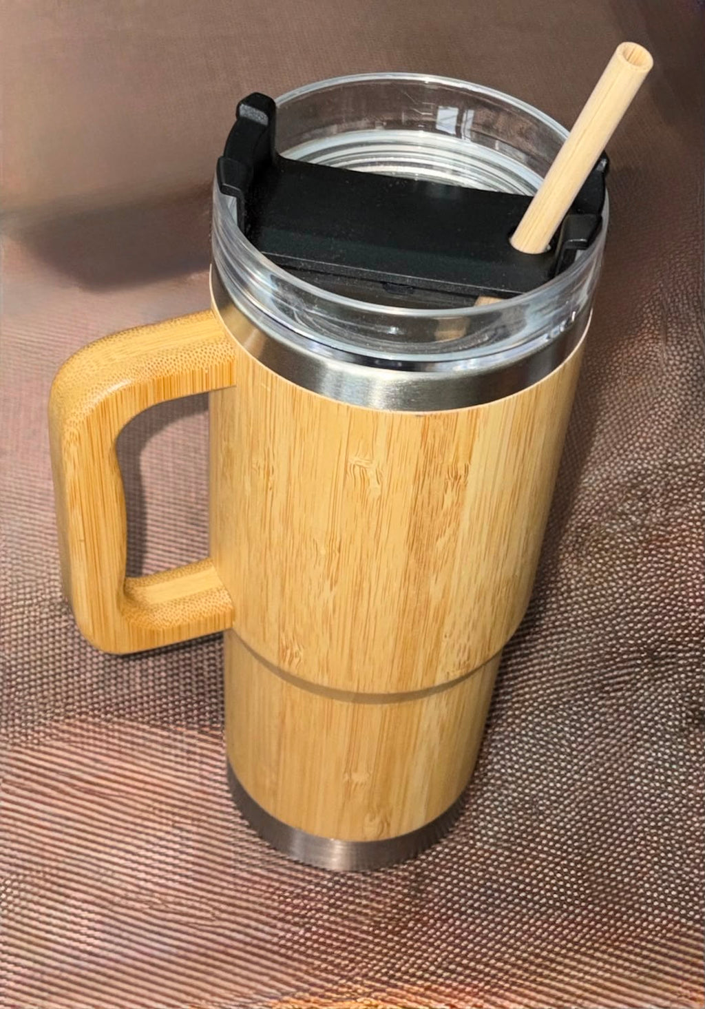 Bamboo sipper Tumbler — corporate gift by Veloura Gifting