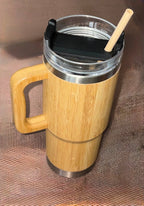 Bamboo sipper Tumbler — corporate gift by Veloura Gifting