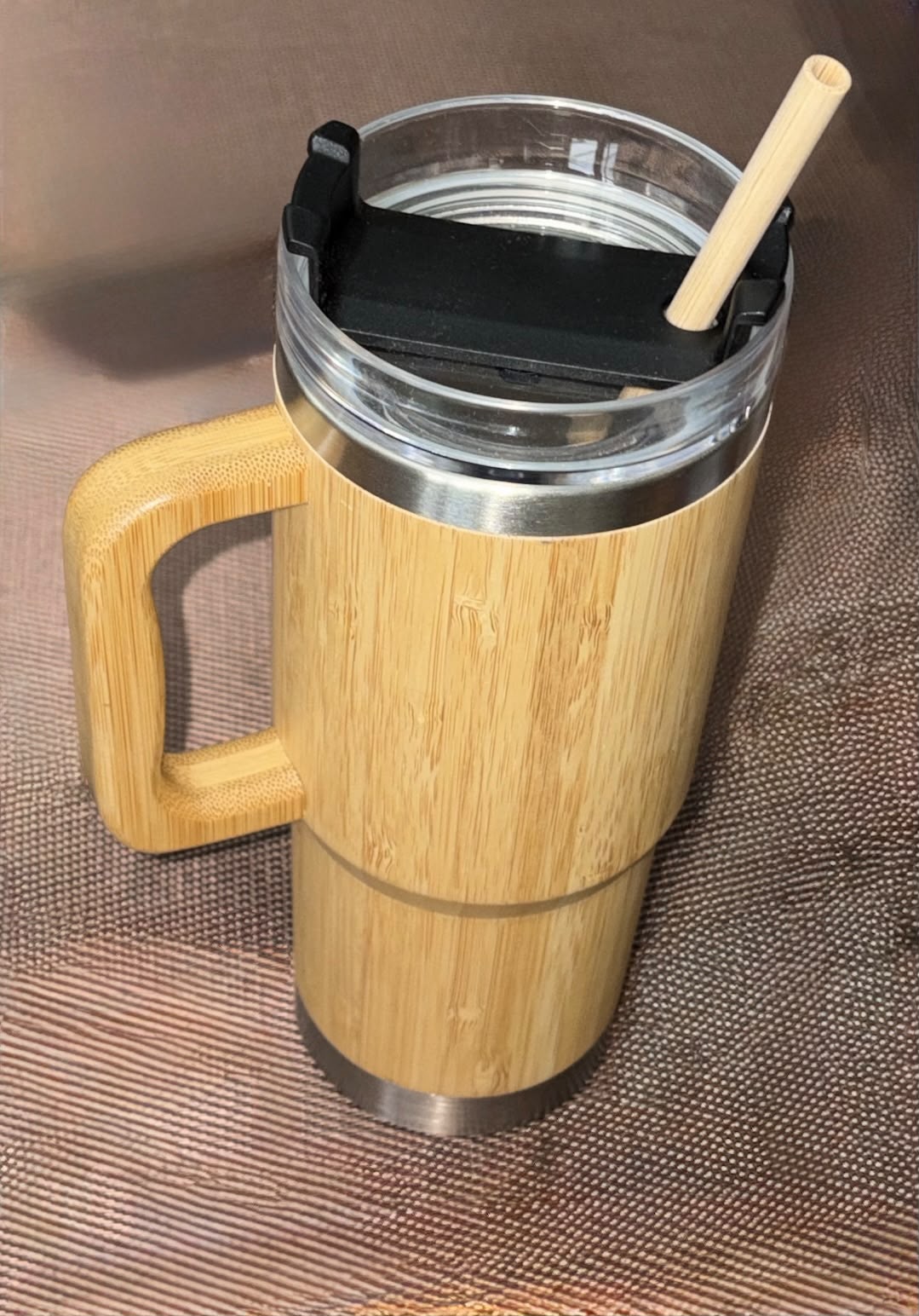 Bamboo sipper Tumbler — corporate gift by Veloura Gifting