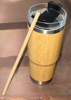 Bamboo sipper Tumbler — corporate gift by Veloura Gifting