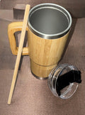 Bamboo sipper Tumbler — corporate gift by Veloura Gifting