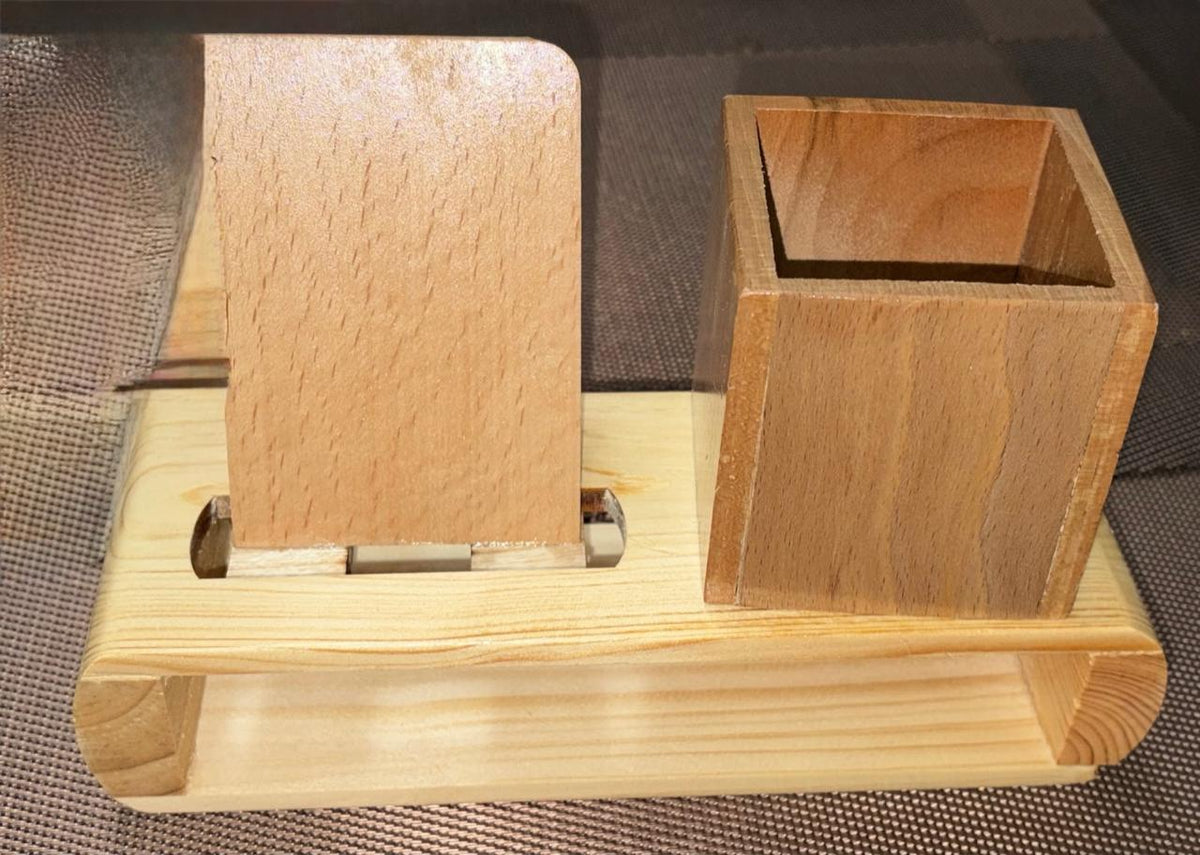 Desk pen and mobile stand — corporate gift by Veloura Gifting