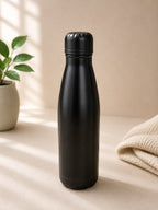 Wood finish water steel bottle