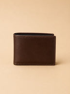 Men’s brown leather wallet