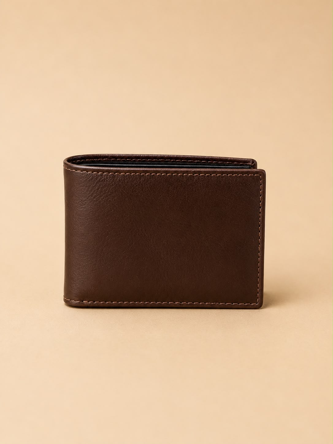 Men’s brown leather wallet