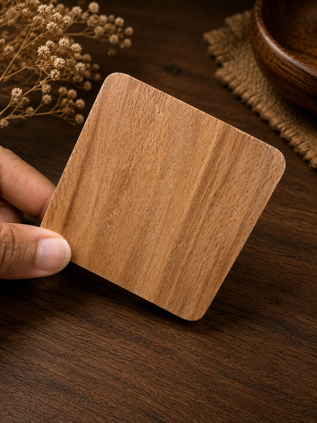 Wooden coaster