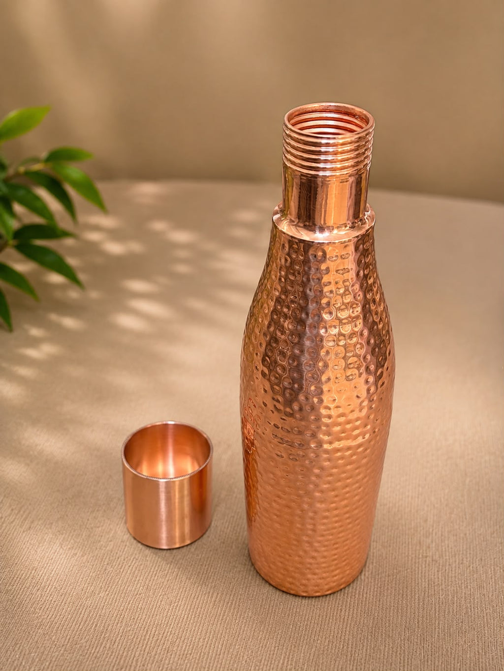 Copper Bottle 1000 mL cap detail, corporate gift by Veloura Gifting
