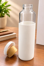 White Bottle detail, corporate gift by Veloura Gifting