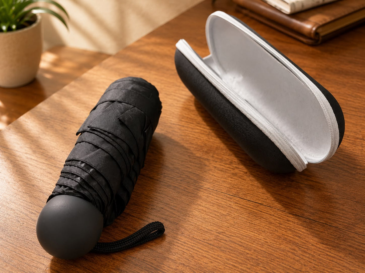 Pocket Pouch Umbrella open, corporate gift by Veloura Gifting