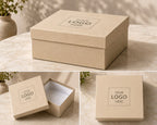 Branded Gift Box size comparison, corporate gift by Veloura Gifting