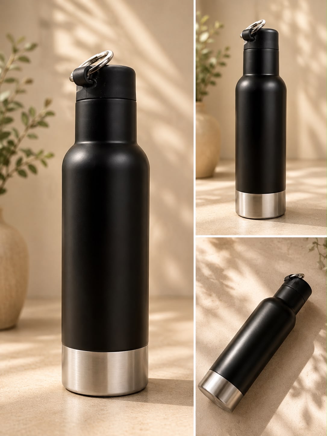 Ring Handle Bottle detail, corporate gift by Veloura Gifting