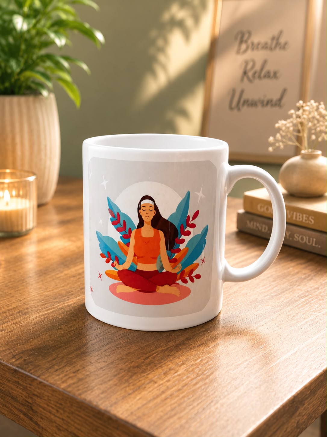 Coffee Mug Yoga, corporate gift by Veloura Gifting