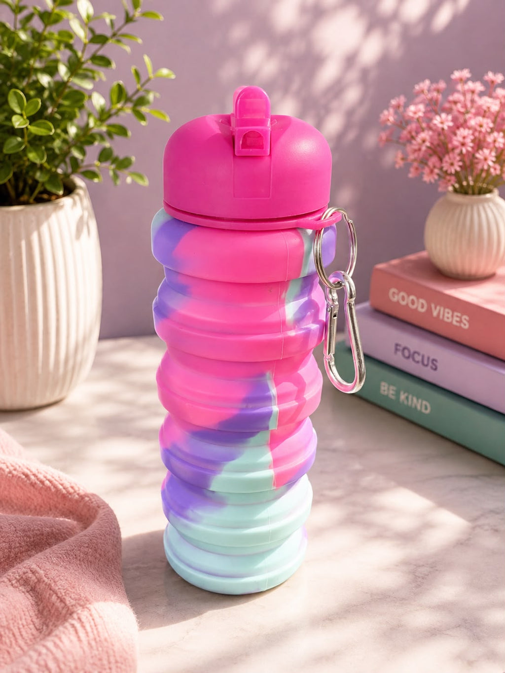 Foldable Water Bottle, corporate gift by Veloura Gifting