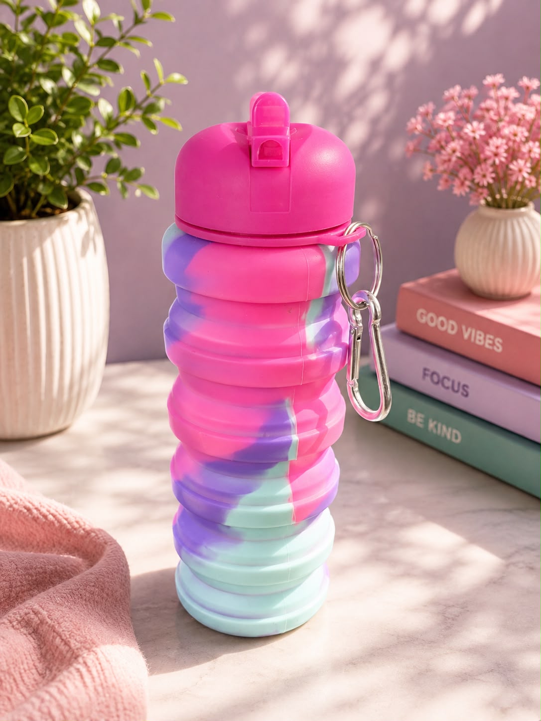 Foldable Water Bottle, corporate gift by Veloura Gifting
