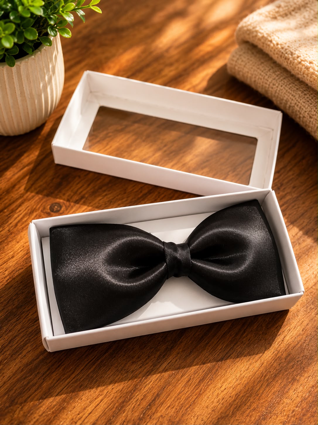 Black Bow Tie, corporate gift by Veloura Gifting