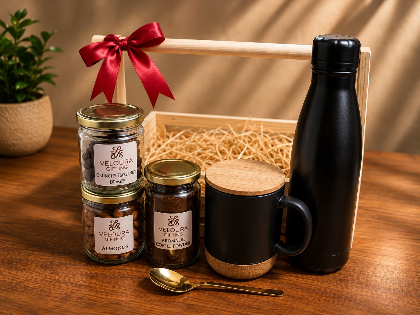 The Grand Hamper packaging, corporate gift by Veloura Gifting