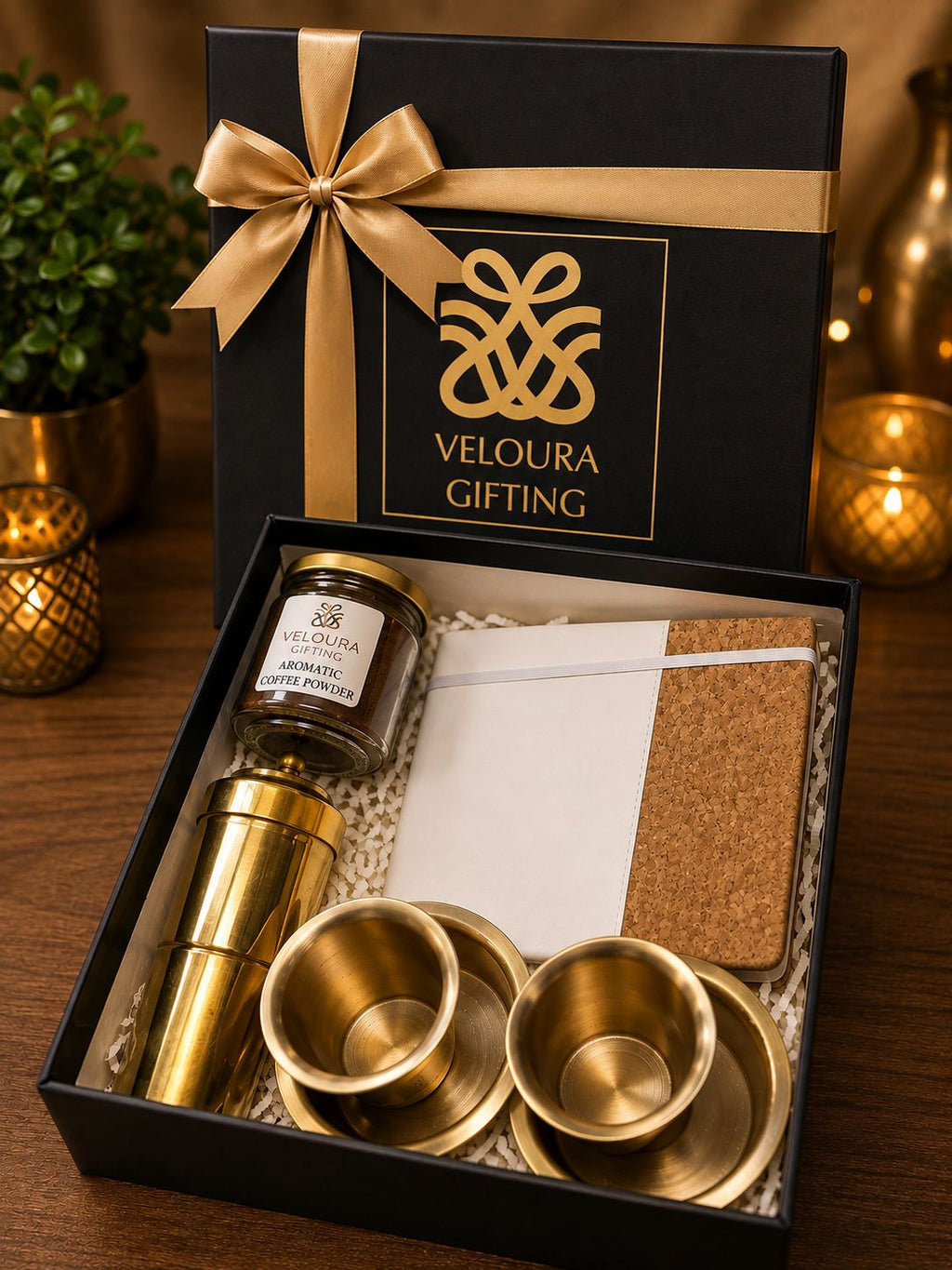 The Royal South Hamper contents, corporate gift by Veloura Gifting