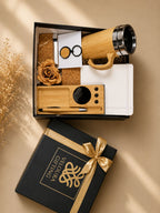 The Rooted Elegance Hamper packaging, corporate gift by Veloura Gifting