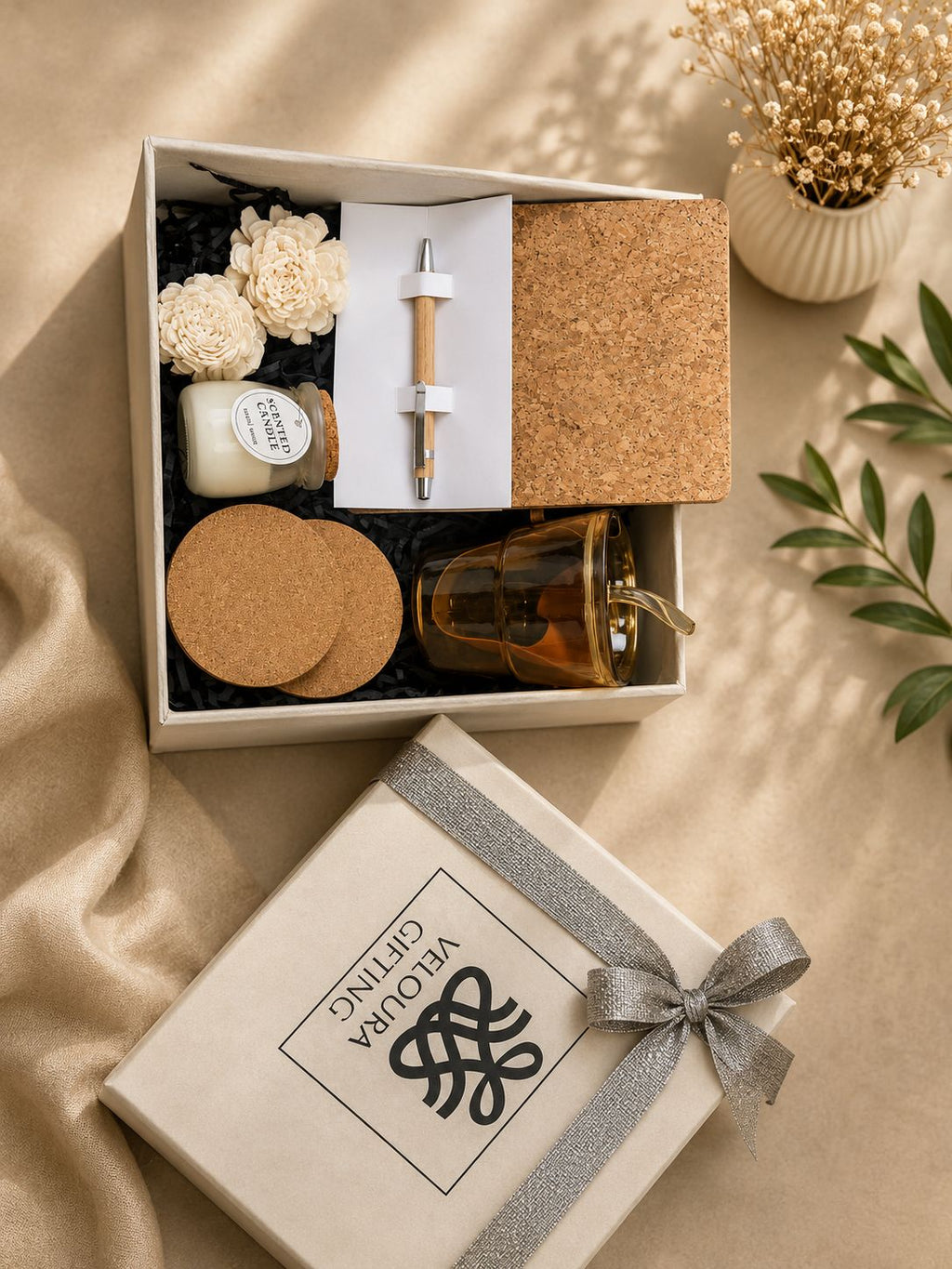 The Rustic Elegance Hamper, corporate gift by Veloura Gifting