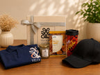 The Signature Lifestyle Hamper contents, corporate gift by Veloura Gifting