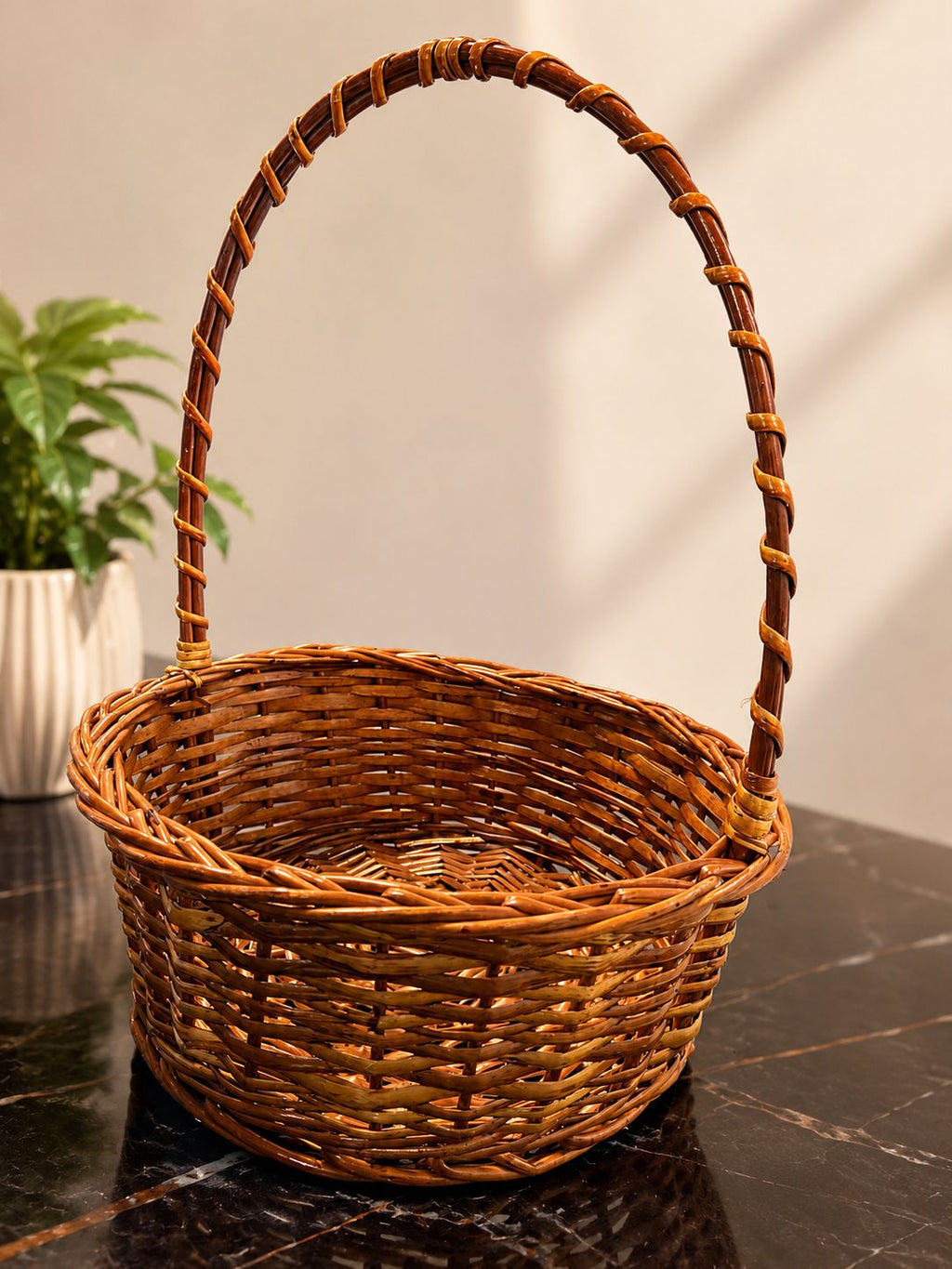 Reed Basket, corporate gift by Veloura Gifting