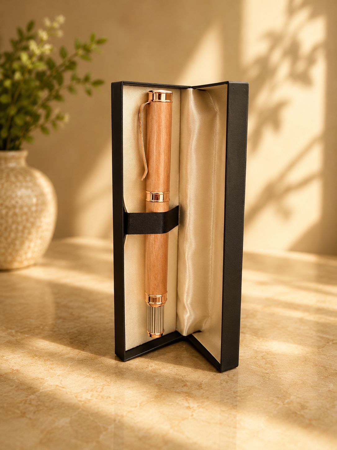 Premium Metal Pen detail, corporate gift by Veloura Gifting