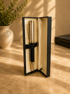 Premium Black Pen detail, corporate gift by Veloura Gifting