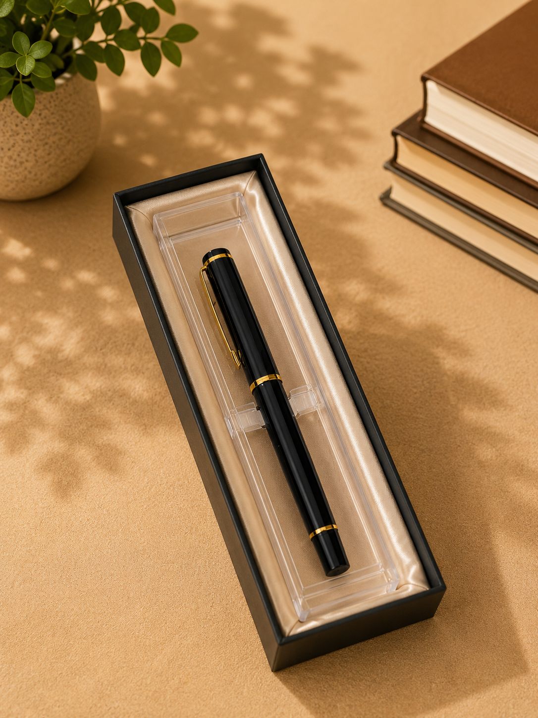 Black Line Pen detail, corporate gift by Veloura Gifting