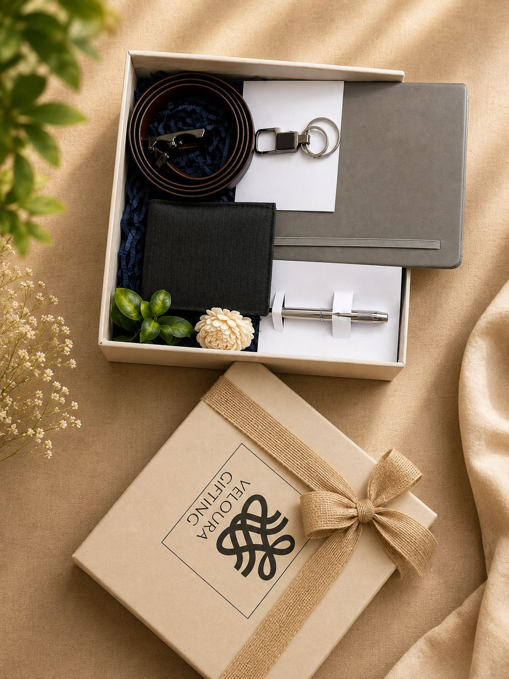 Men's Accessories Hamper, corporate gift by Veloura Gifting