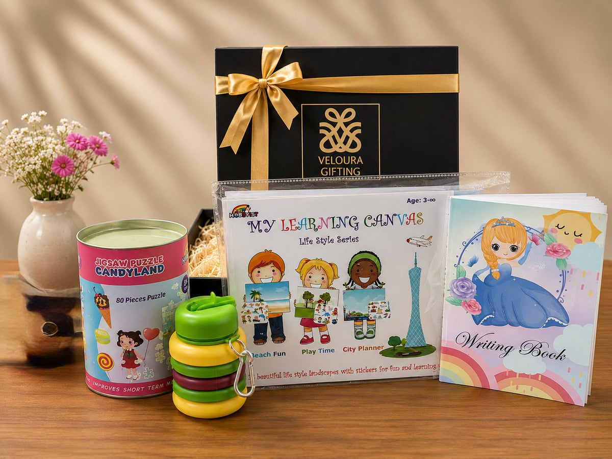 The Princess Dreamland Hamper contents, corporate gift by Veloura Gifting