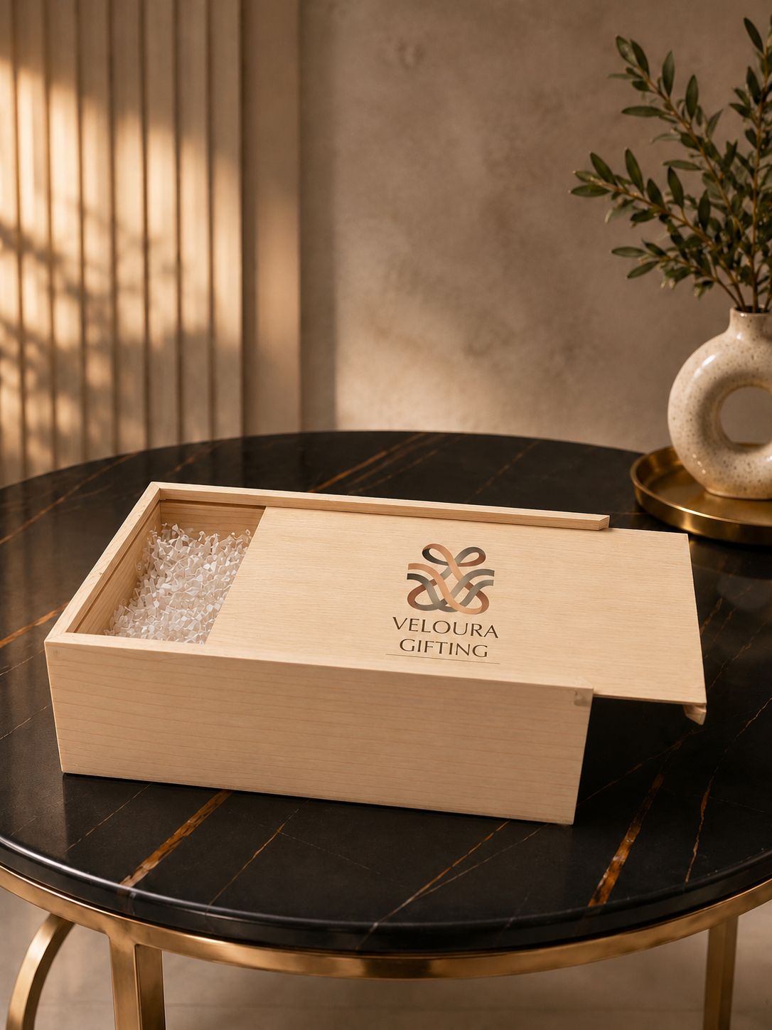 Signature wooden box | Veloura Gifting