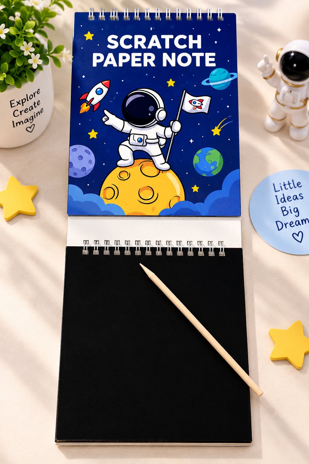 Astronaut Scratch Book — corporate gift by Veloura Gifting