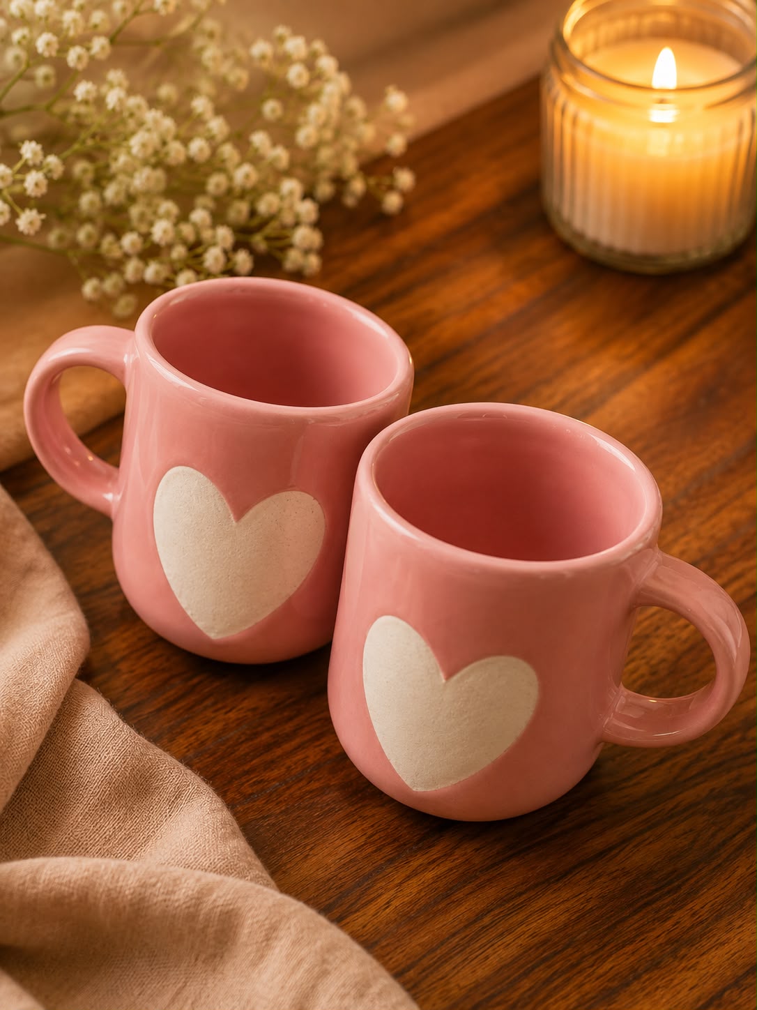 Blush Heart Mug, corporate gift by Veloura Gifting