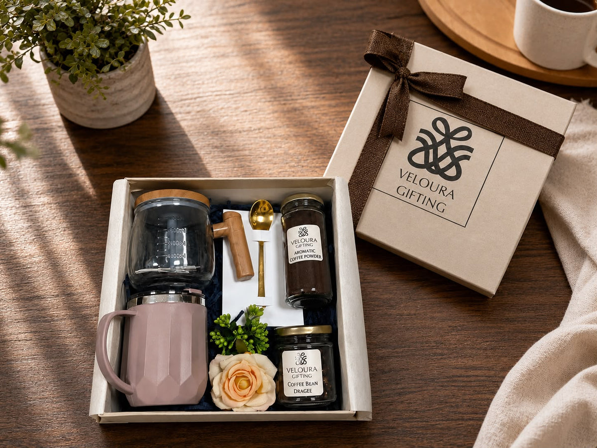 The Brew Season Box, corporate gift by Veloura Gifting