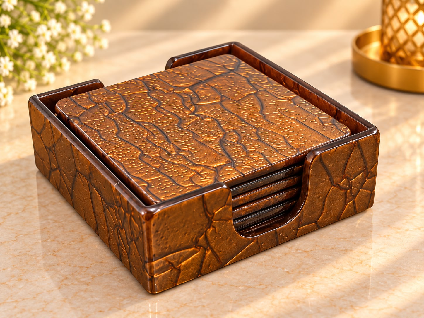 Coaster Tea Set | Veloura Gifting