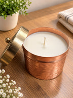 Copper jar scented candle | Veloura Gifting