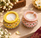 Diwali pot candle | Veloura Gifting